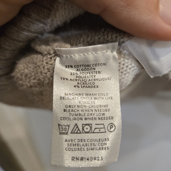 Loft Striped Cowl Neck Sweater - Picture 4 of 5